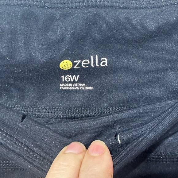 Zella black lounge drawstring pants with pockets - 16w - Picture 3 of 5